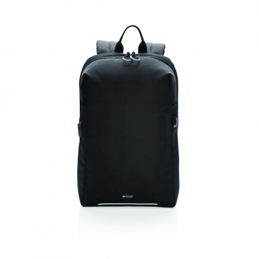 Logotrade promotional giveaway picture of: Swiss Peak AWARE™ RFID and USB A laptop backpack