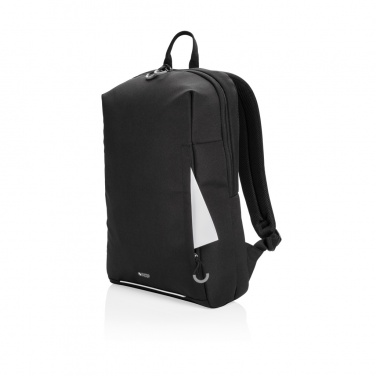 Logotrade promotional product image of: Swiss Peak AWARE™ RFID and USB A laptop backpack