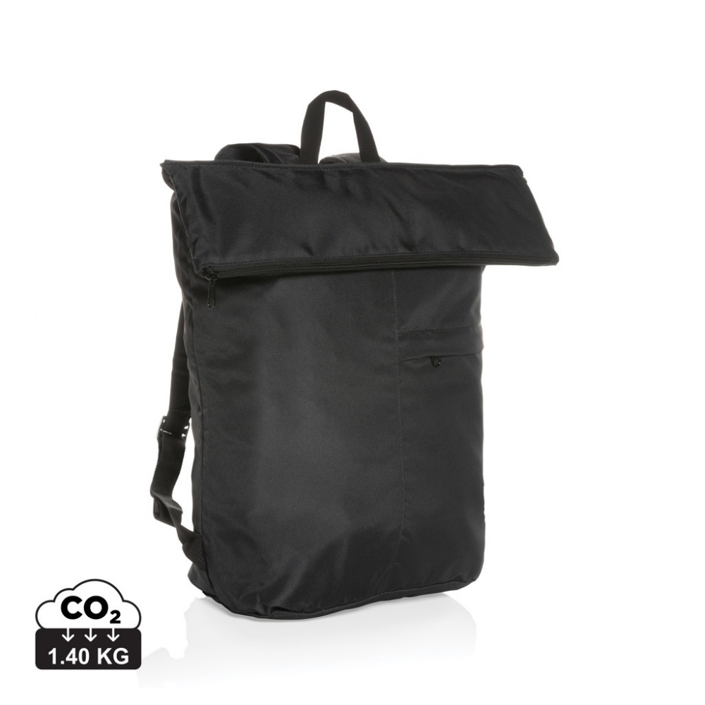 Logotrade promotional item picture of: Dillon AWARE™ RPET lightweight foldable backpack