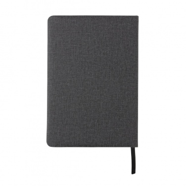 Logotrade promotional product picture of: Deluxe A5 Notebook with phone pocket