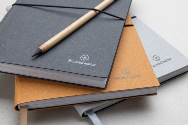 Logotrade corporate gifts photo of: A5 recycled leather notebook