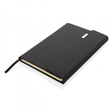 Logotrade promotional product picture of: Swiss Peak deluxe A5 notebook and pen set