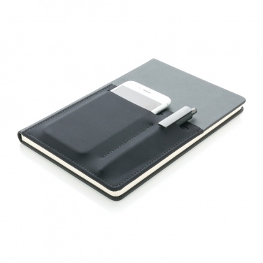 Logotrade advertising product image of: A5 Deluxe notebook with smart pockets