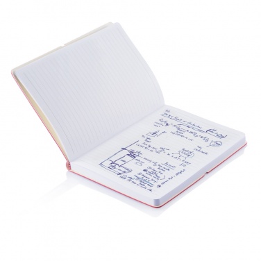 Logo trade promotional merchandise photo of: Deluxe softcover A5 notebook
