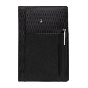 Logo trade corporate gifts image of: Refillable notebook and pen set