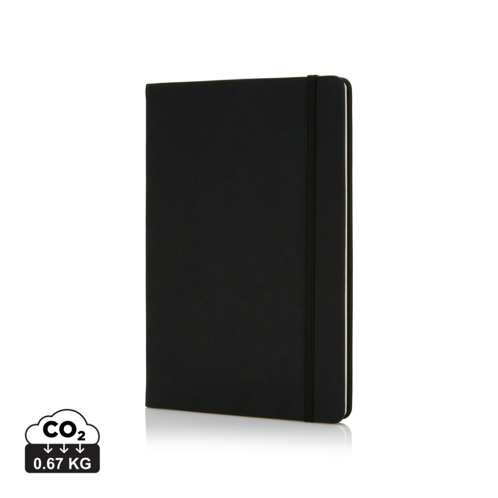 Logotrade advertising product image of: Deluxe hardcover PU A5 notebook
