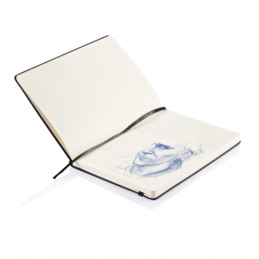 Logotrade promotional product image of: Deluxe hardcover PU A5 notebook
