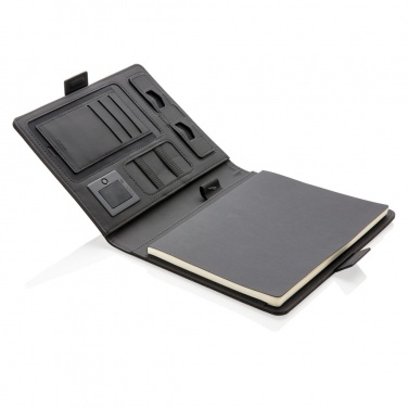 Logo trade promotional merchandise picture of: Air 5W wireless charging notebook cover A5