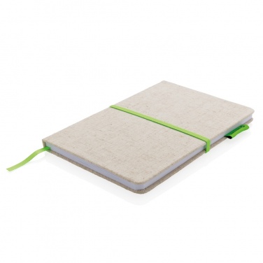 Logotrade promotional gift image of: A5 jute notebook