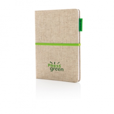 Logotrade business gift image of: A5 jute notebook