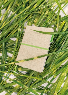 Logotrade business gifts photo of: A5 jute notebook