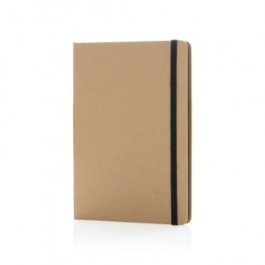 Logo trade promotional giveaways image of: A5 kraft notebook