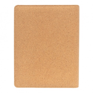 Logotrade promotional merchandise photo of: Deluxe cork portfolio A5 with pen