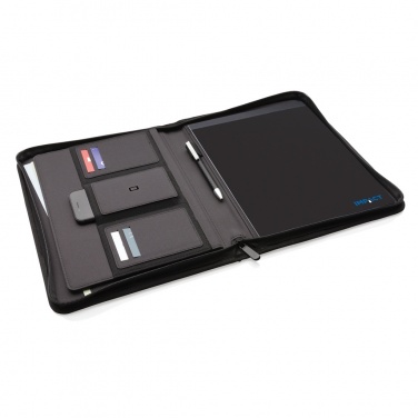 Logotrade promotional items photo of: Impact AWARE™ RPET A4 portfolio with zipper