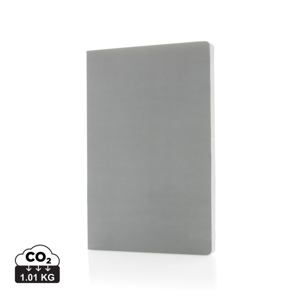 Logo trade promotional gifts image of: Impact softcover stone paper notebook A5