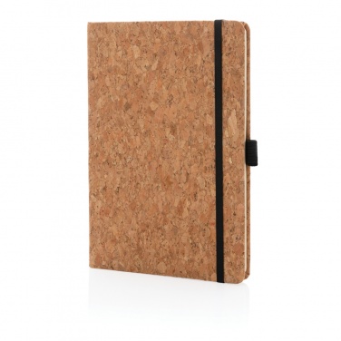 Logo trade advertising product photo of: Cork hardcover notebook A5