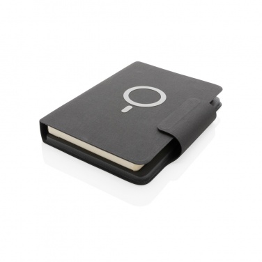 Logotrade promotional merchandise photo of: Artic Magnetic 10W wireless charging A5 notebook