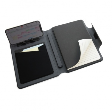 Logo trade promotional giveaway photo of: Artic Magnetic 10W wireless charging A5 notebook