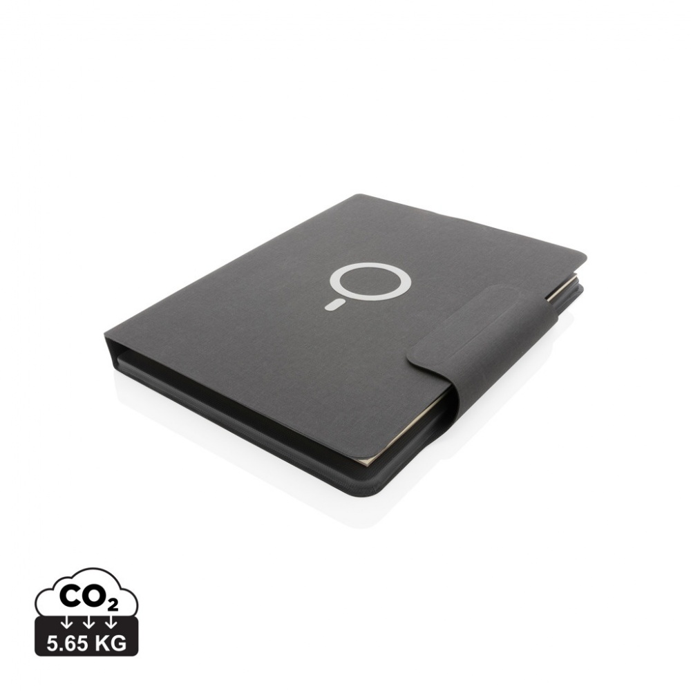 Logotrade promotional products photo of: Artic Magnetic 10W wireless charging A4 portfolio