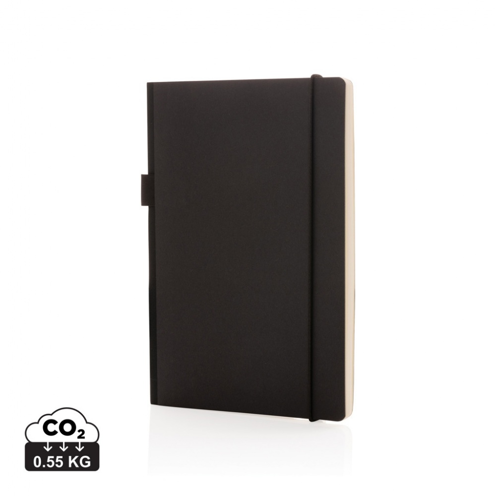 Logo trade advertising product photo of: A5 deluxe kraft hardcover notebook