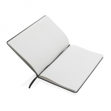 Logo trade promotional gifts picture of: A5 Impact stone paper hardcover notebook