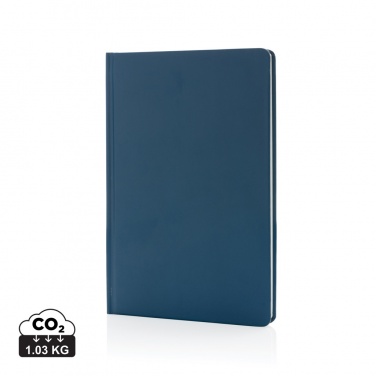 Logo trade promotional merchandise picture of: A5 Impact stone paper hardcover notebook