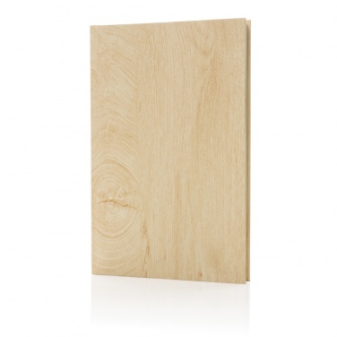 Logo trade advertising products picture of: Kavana wood print A5 notebook