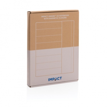 Logotrade promotional merchandise image of: Impact Aware™ A5 notebook with magnetic closure