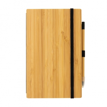 Logotrade promotional giveaways photo of: Bamboo notebook and infinity pencil set