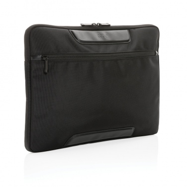 Logo trade promotional giveaway photo of: Swiss Peak AWARE™ RPET Voyager 15.6" laptop sleeve