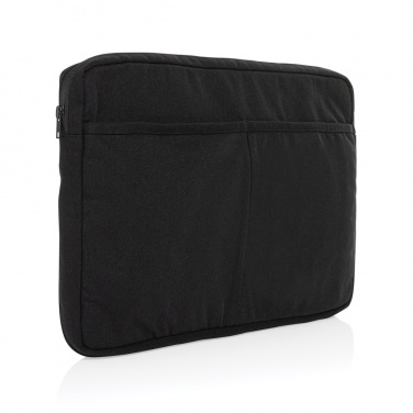 Logo trade business gift photo of: Laluka AWARE™ recycled cotton 15.6 inch laptop sleeve
