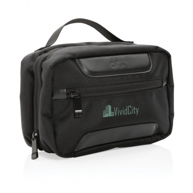 Logotrade promotional merchandise picture of: Swiss Peak AWARE™ RPET Voyager toiletry bag