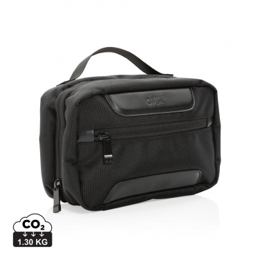 Logotrade promotional giveaways photo of: Swiss Peak AWARE™ RPET Voyager toiletry bag