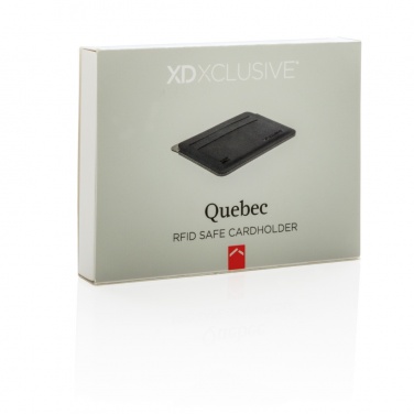 Logo trade promotional product photo of: Quebec RFID safe cardholder