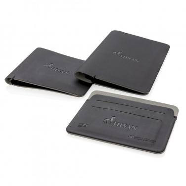 Logo trade promotional giveaway photo of: Quebec RFID safe cardholder