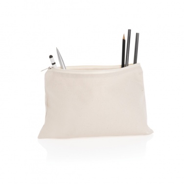 Logotrade promotional merchandise picture of: Impact Aware™ 285 gsm rcanvas pencil case undyed