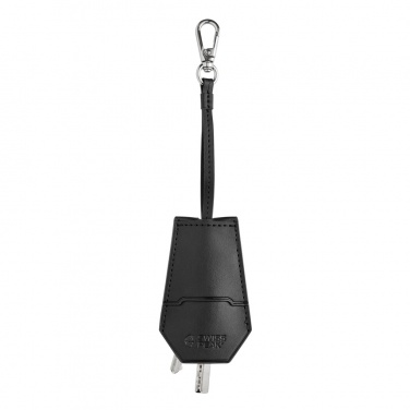Logo trade promotional gifts picture of: SP Tula RCS certified recycled PU key holder and pen set