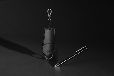 Logo trade promotional products picture of: SP Tula RCS certified recycled PU key holder and pen set