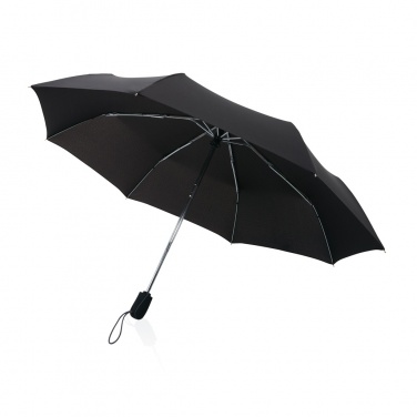 Logo trade promotional merchandise photo of: Swiss Peak AWARE™ Traveller 21” automatic umbrella
