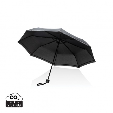Logotrade promotional gift image of: 20.5"Impact AWARE™ RPET 190T pongee mini reflective umbrella