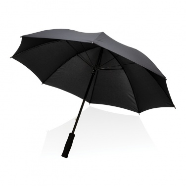 Logo trade promotional giveaways image of: 23" Impact AWARE™ RPET 190T Storm proof umbrella