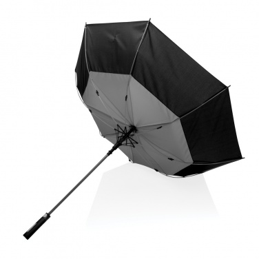 Logo trade business gift photo of: 27" Impact AWARE™ RPET 190T auto open stormproof umbrella