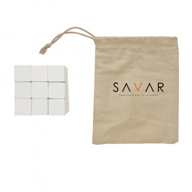 Logotrade promotional merchandise picture of: Wooden brain game in canvas pouch