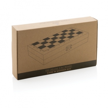 Logotrade promotional gift picture of: Deluxe 3-in-1 boardgame in box
