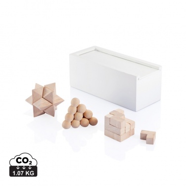 Logotrade advertising products photo of: 3 pcs brain teaser set