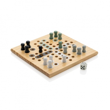 Logo trade promotional gifts picture of: Claire wooden Ludo game