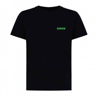 Logo trade promotional merchandise photo of: Iqoniq Koli kids lightweight recycled cotton t-shirt