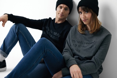 Logo trade promotional giveaways picture of: Iqoniq Zion recycled cotton crew neck