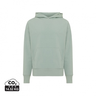 Logo trade promotional giveaways picture of: Iqoniq Yoho recycled cotton relaxed hoodie