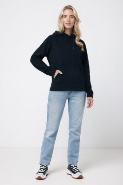 Logo trade promotional gift photo of: Iqoniq Trivor recycled polyester microfleece hoodie